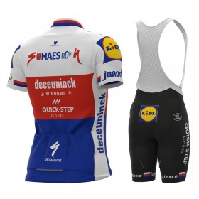 Tenue Maillot + Cuissard à Bretelles 2021 Deceuninck-Quick-Step N005